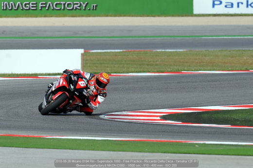 2010-06-26 Misano 0194 Rio - Superstock 1000 - Free Practice - Riccardo Della Ceca - Yamaha YZF R1